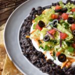 Homemade Layer Dip with tortilla chips