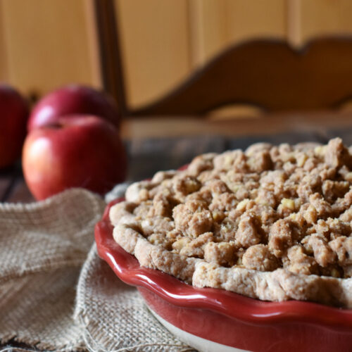 Pennsylvania Dutch Sour Cream Apple Pie - Avi Pie