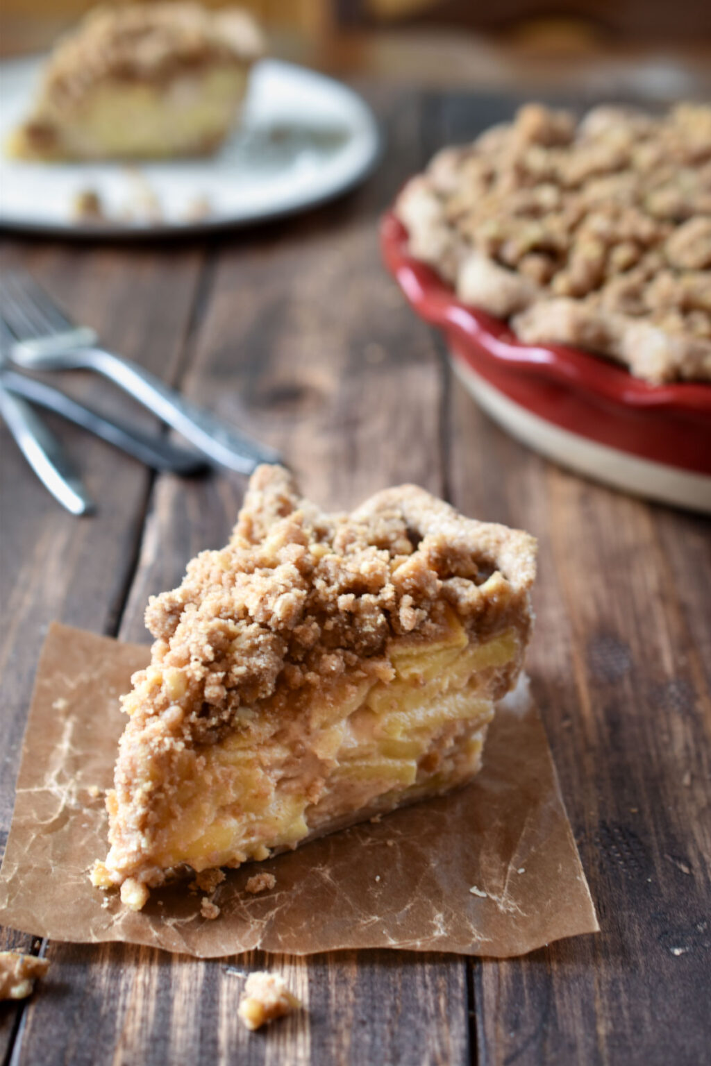 Pennsylvania Dutch Sour Cream Apple Pie - Avi Pie